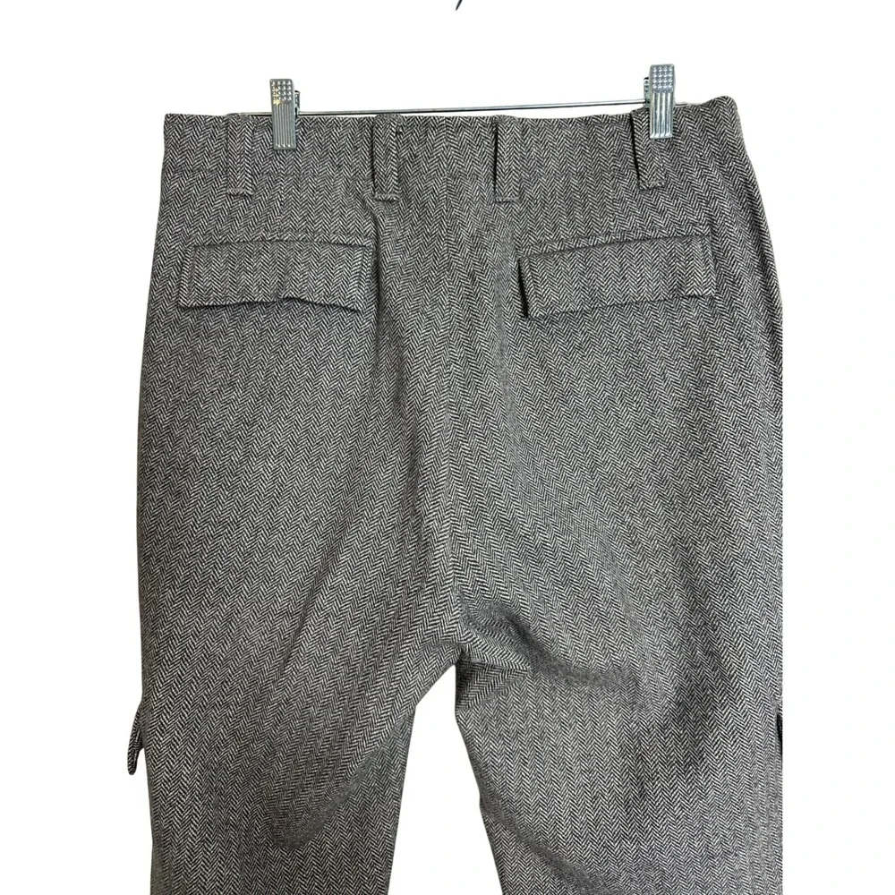 Banana‎ Republic Men's Herringbone Wool Blend Cargo Pants Size 32x32 Brown - Picture 11 of 14